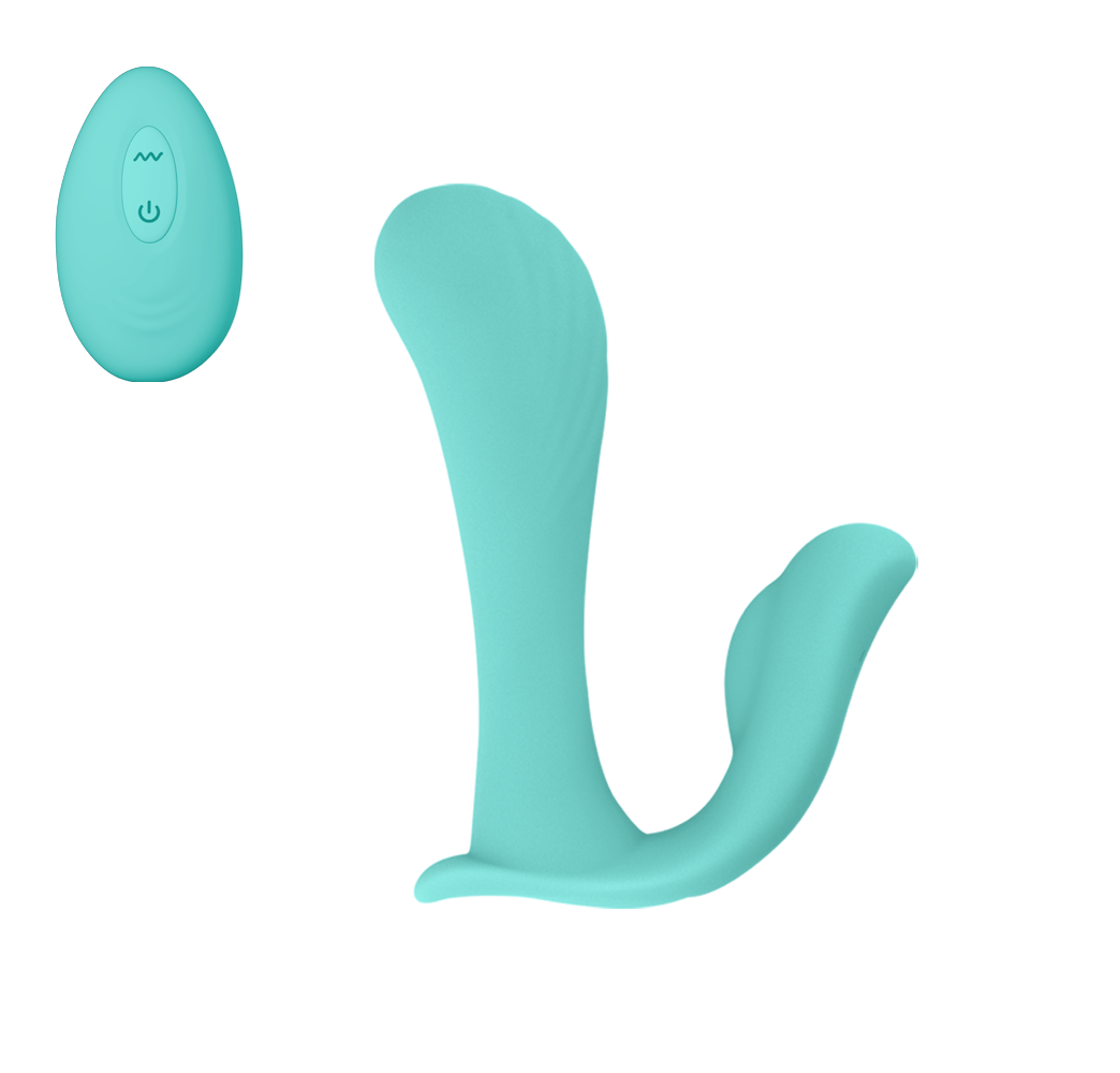 A wearable penetrating vibrator with a vibrating arm