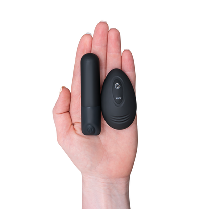 Mini vibrator with remote