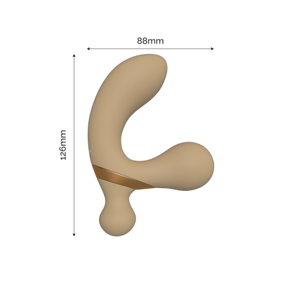 Vibrator and prostate massager